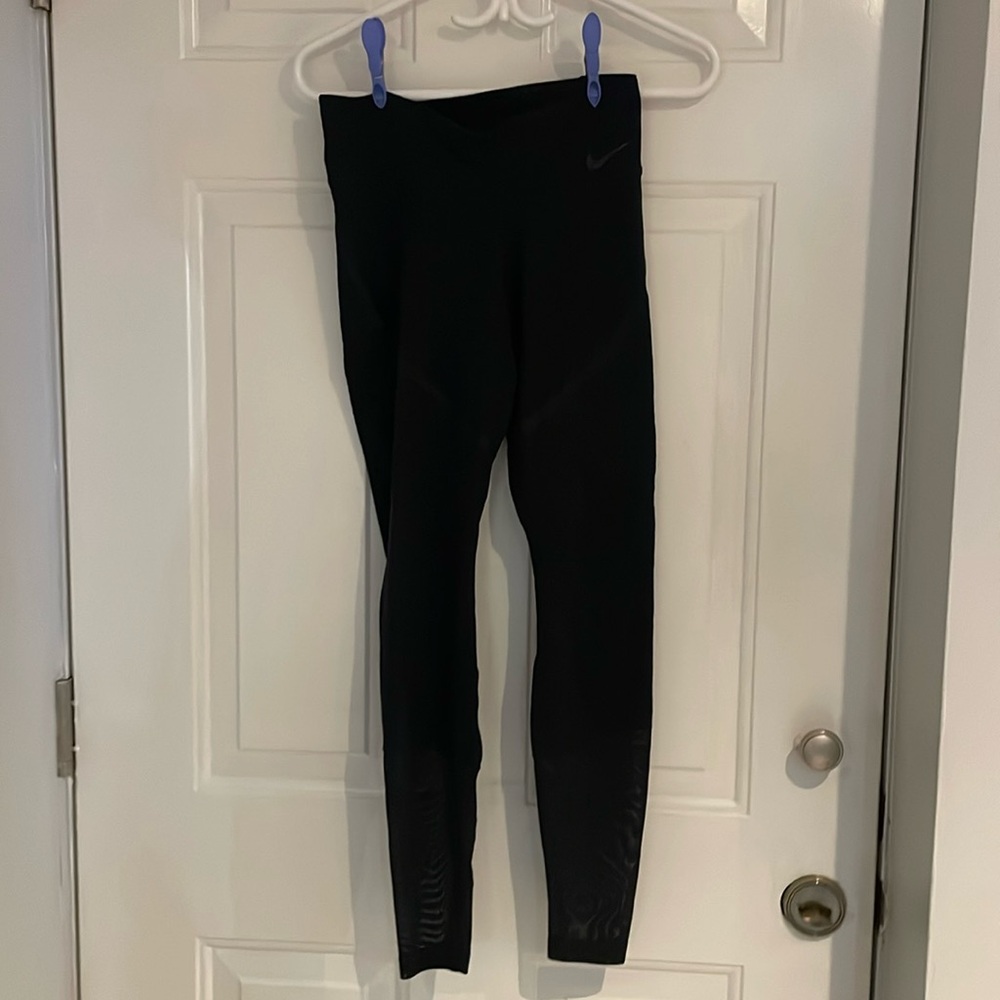 Nike Mesh Black Leggings
